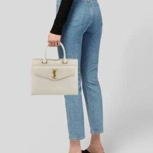 YSL Medium Monogram Uptown Tote